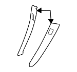 847803K510SQ - : Trim Molding for Hyundai: Sonata Image