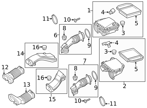 Powertrain Control for 2015 Mercedes-Benz ML400 #4
