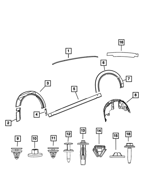 Moldings and Ornamentation for 2023 Dodge Challenger #0