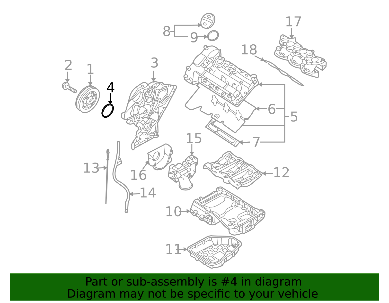 Rear Main Seal 21443 2A200 | OEM Parts Online