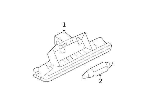 License Lamps for 2006 Audi A4 Quattro #0