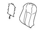 710730E410F2 - : Seat Back Cover for Lexus: RX350, RX450h Image
