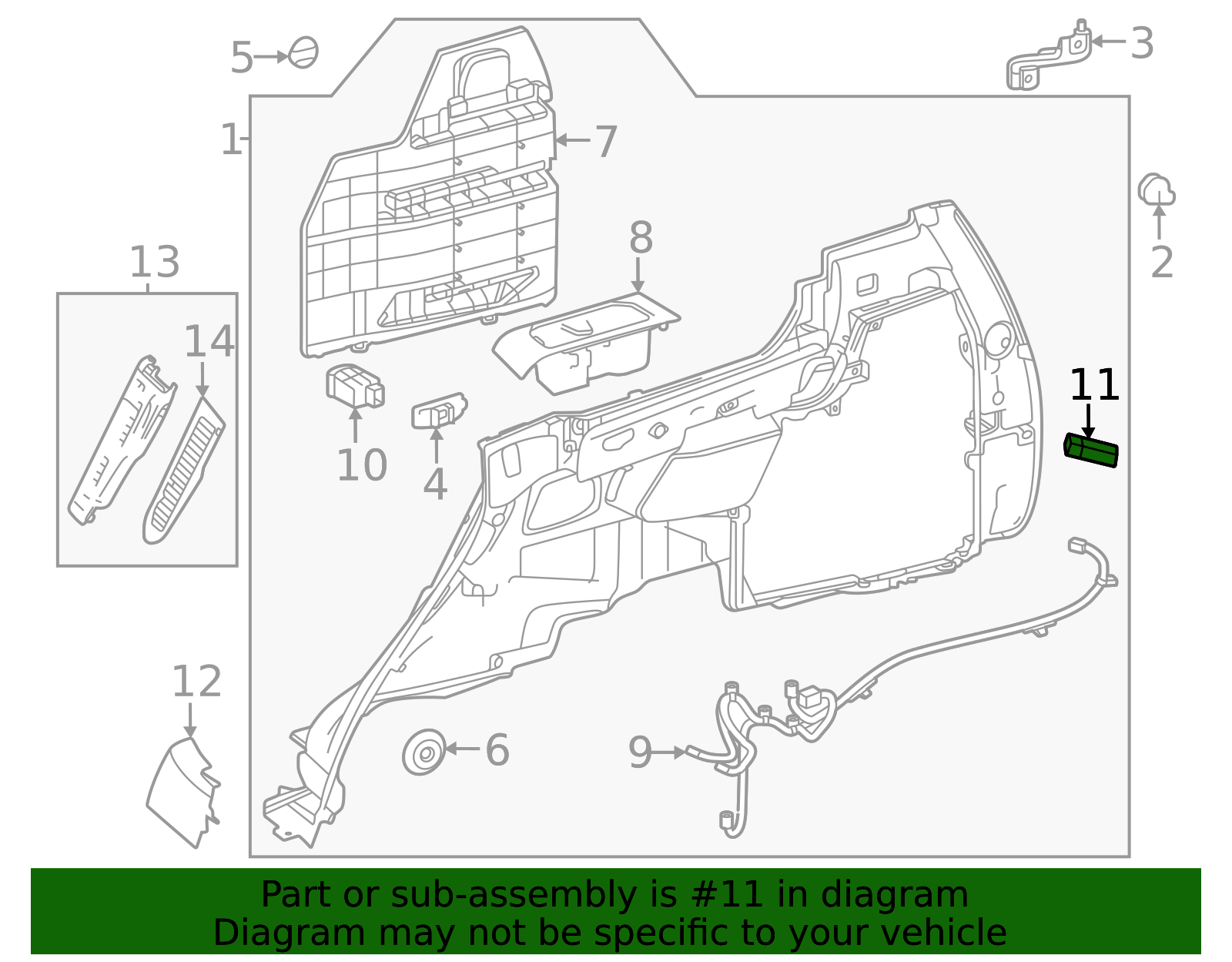 84923-0C040 - Seat Switch 2023-2024 Toyota Sequoia | Longo Toyota Parts