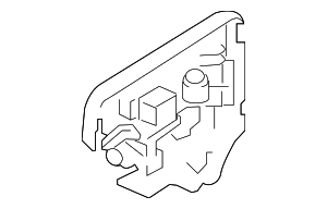 NK4Z6126684D - Body: Handle Base for Ford Image