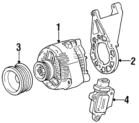 Alternator for 1992 Ford Taurus #1