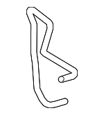 16283F0020 - Cooling System: By-Pass Hose for Lexus Image