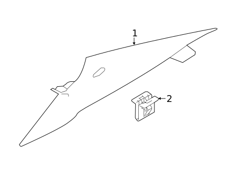 Interior Trim - Quarter Panels for 2017 Kia Cadenza #0