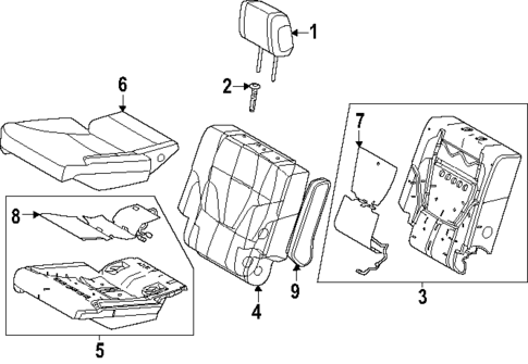Second Row Seats for 2025 Toyota Sequoia #2