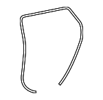 19184763 - Body: Rear Door Trim for Pontiac: Vibe Image image