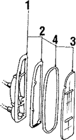 J0987831 - Electrical: Combo Lamp for Jeep: J10, J20 Image