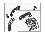 537020E180 - Body: Apron Assembly for Toyota: Grand Highlander Image