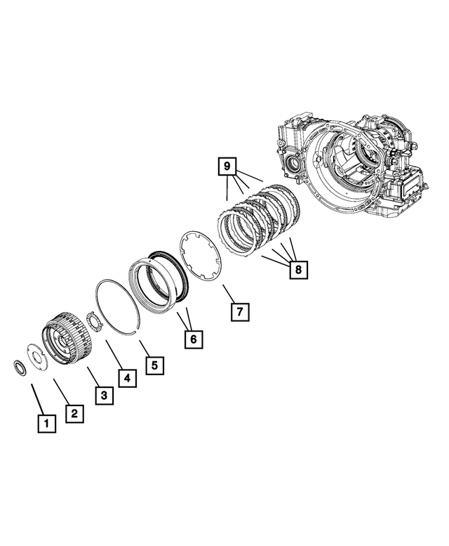 4412209 - 4-Speed; Automatic VLP Transaxle: Thrust Bearing for Mopar Image