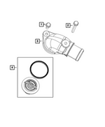 68604720AA - : Thermostat for Mopar Image