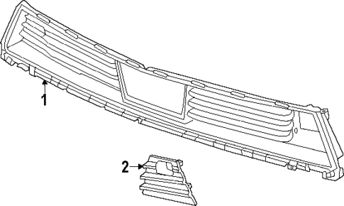 Grille & Components for 2025 Cadillac ESCALADE IQ #1