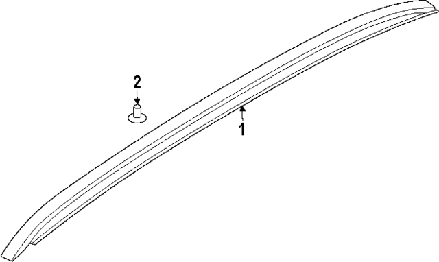 87270DO000A2L - : Roof Rail for Kia Image