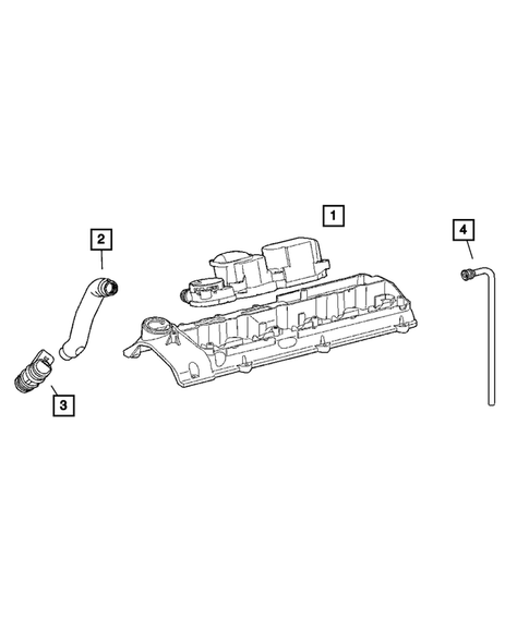 Crankcase Ventilation for 2005 Dodge Sprinter 3500 #0