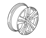 42700T6ZA31 - : Wheel, Alloy for Honda: Ridgeline Image