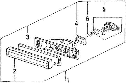 Signal Lamps for 1986 Acura Legend #0