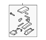 83450SNAA62ZA - : Console Armrest for Honda: Civic Image