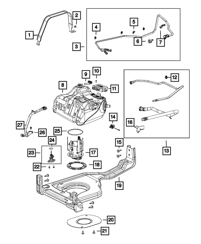 6104173AA - Emission Controls: Hex Flange Head Screw for Mopar Image