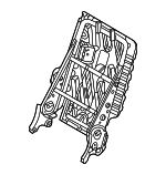 7101860840 - Body: Seat Back Frame for Lexus: GX550 Image