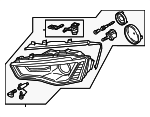 8T0941043E - Electrical: Headlamp Assembly for Audi: A5, A5 Quattro, S5 Image