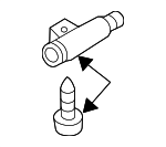 8T0998472 - Electrical: Headlight Adjusting Screw for Audi Image