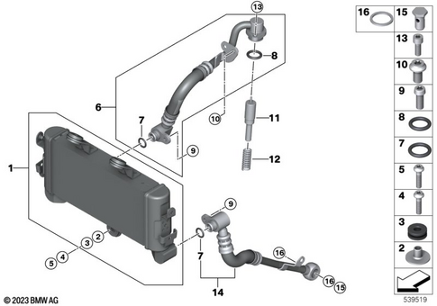 Oil Cooler for 2026 BMW-Motorrad R 12 #0