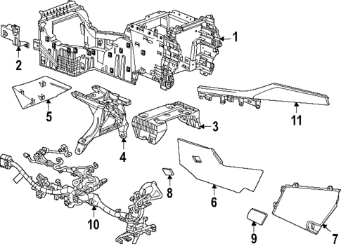 Center Console for 2025 Cadillac ESCALADE IQ #0