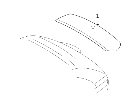 Spoiler for 2010 Ford Edge #1