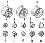 4260335330 - : Center Cap for Toyota: 4Runner, Pickup Image