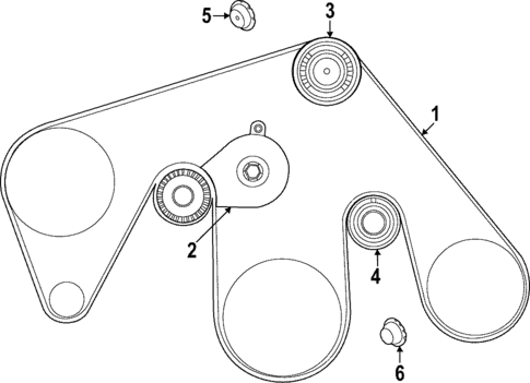 Belts & Pulleys for 2024 Nissan Frontier #0