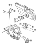 6101826 - Instrument Panel and Radios and Consoles: Screw for Mopar Image