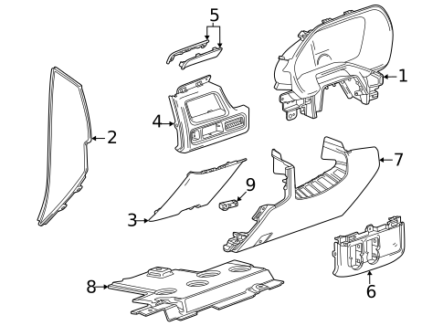 Instruments & Gauges for 2023 Chevrolet Tahoe #0