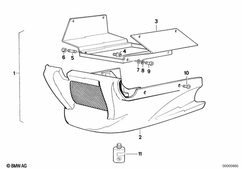 Motorcycle Trim Section, Windshield for 1987 BMW-Motorrad K 100 RT #12