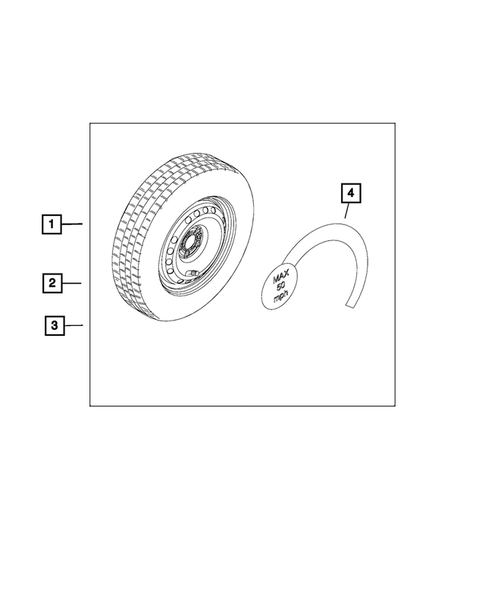 Wheel Spare for 2016 Jeep Renegade #1
