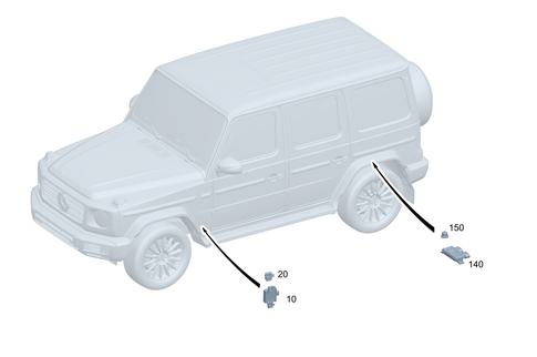 Control Units/Fuse Boxes/Relays on Underbody or Frame for 2007 Mercedes-Benz G500 #0