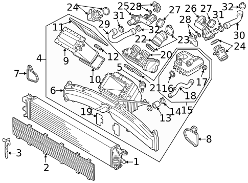 Throttle Body for 2018 Audi S6 #0