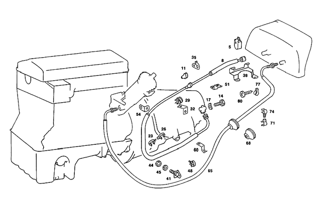 1235427707 - : Flexible Shaft for Mercedes-Benz Image