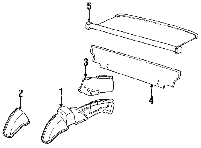 941555083101DR - Body: Trim Panel for Porsche Image