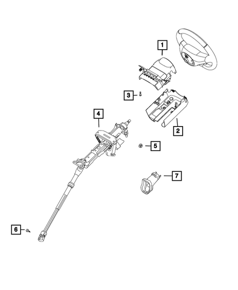 Steering Column and Intermediate Shaft for 2024 Alfa Romeo Stelvio #0