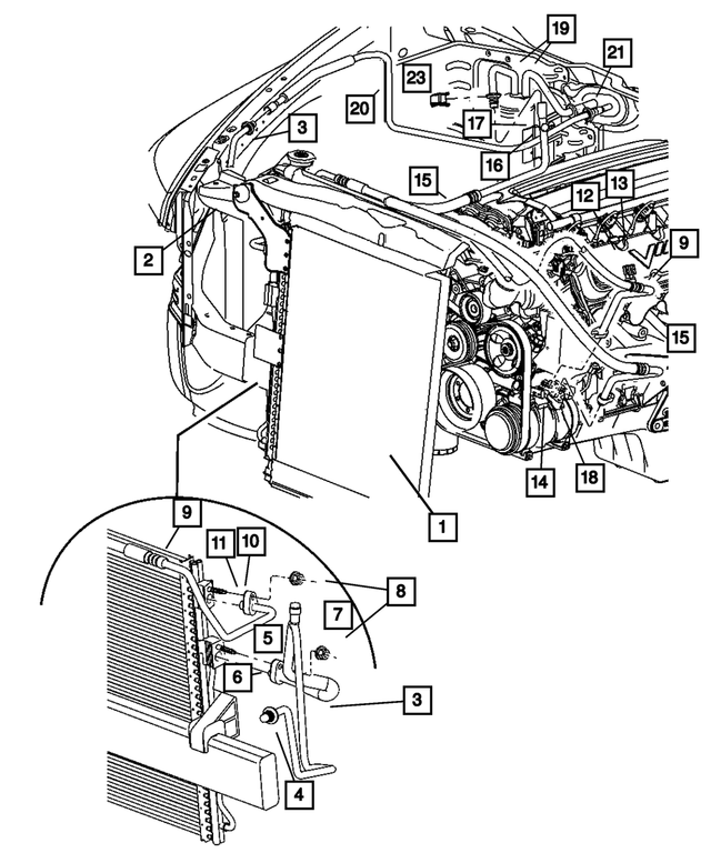 5011346AA - Air Conditioning &amp; Heater: A/c Line Valve Core for Mopar Image