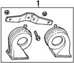 XF3Z13832AA - Electrical: Horn for Lincoln: Continental Image