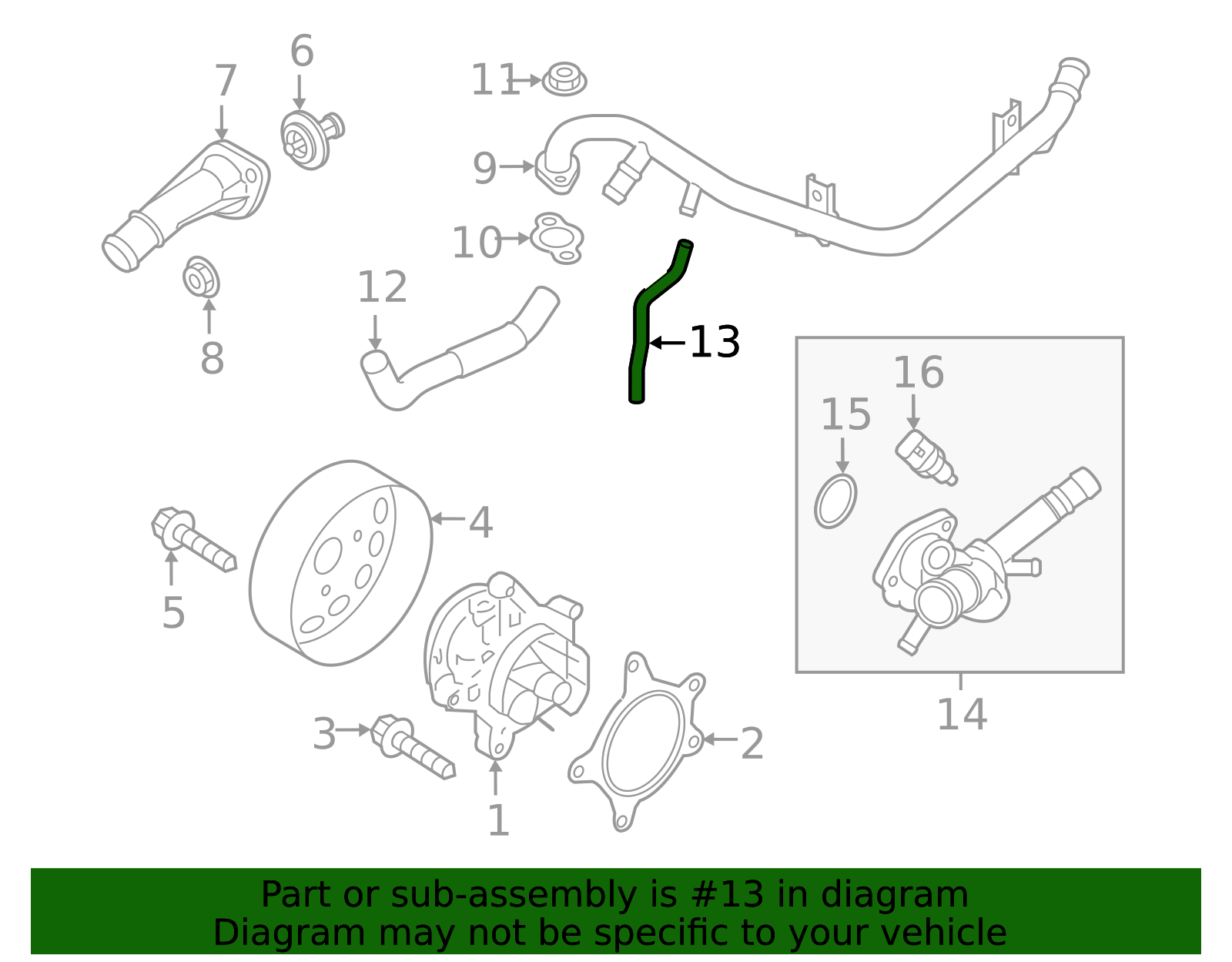 Lower Hose 25415-F2400 | OEM Parts Online