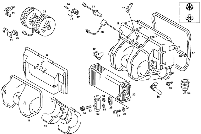 1298300172 - Heating and Ventilation: Temperature Sensor for Mercedes-Benz: 300SL, 500SL, 600SL Image image