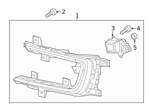 Daytime Running Lamp Components for 2016 Volkswagen e-Golf #0