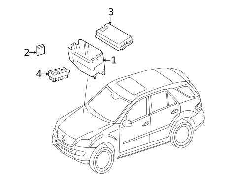 Electrical Components for 2007 Mercedes-Benz ML350 #3