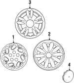 MR761499 - Suspension: Wheel Cover for Chrysler: Sebring | Dodge: Avenger Image