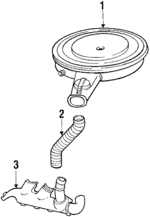 25043146 - Engine: Air Cleaner for Pontiac: Bonneville, Grand Prix Image