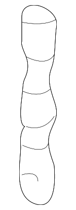 1E0886491 - Body: Frame Pin for Volkswagen: Cabrio Image